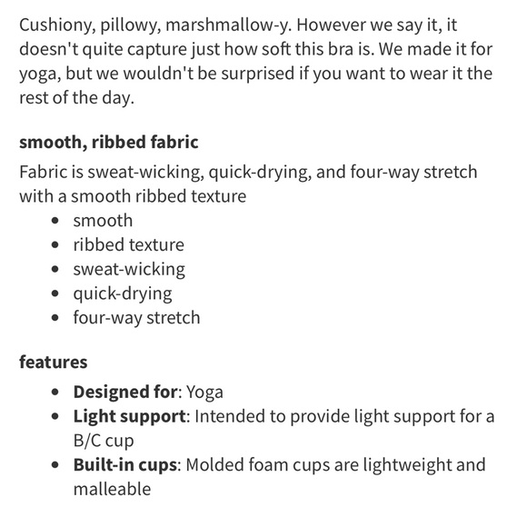 NWT Lululemon Like a Cloud Ribbed Longline Bra VitaPink  B/C Cup Size 8 - Picture 8 of 8